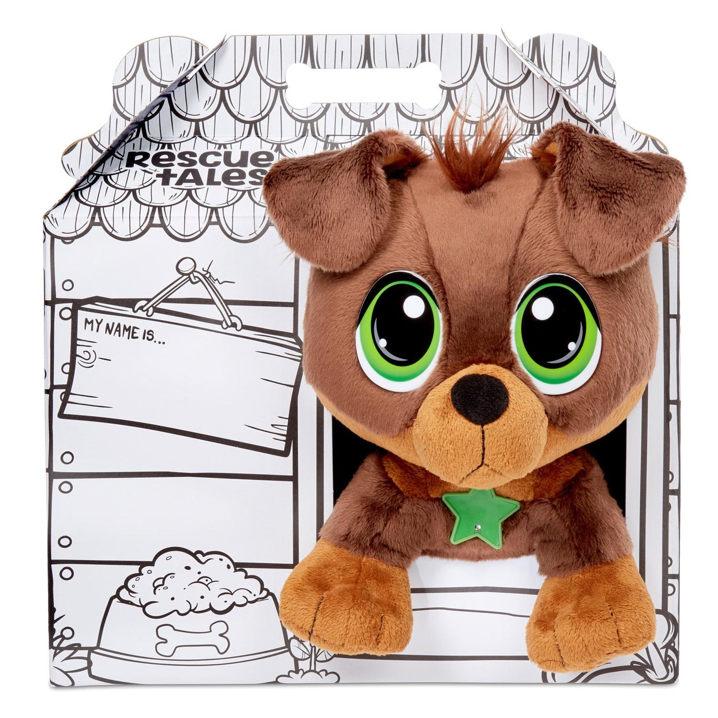 Rescue Tales Interactive Rottweiler Plush Toy | Adoptable Pet with Sounds & Movement | Trending