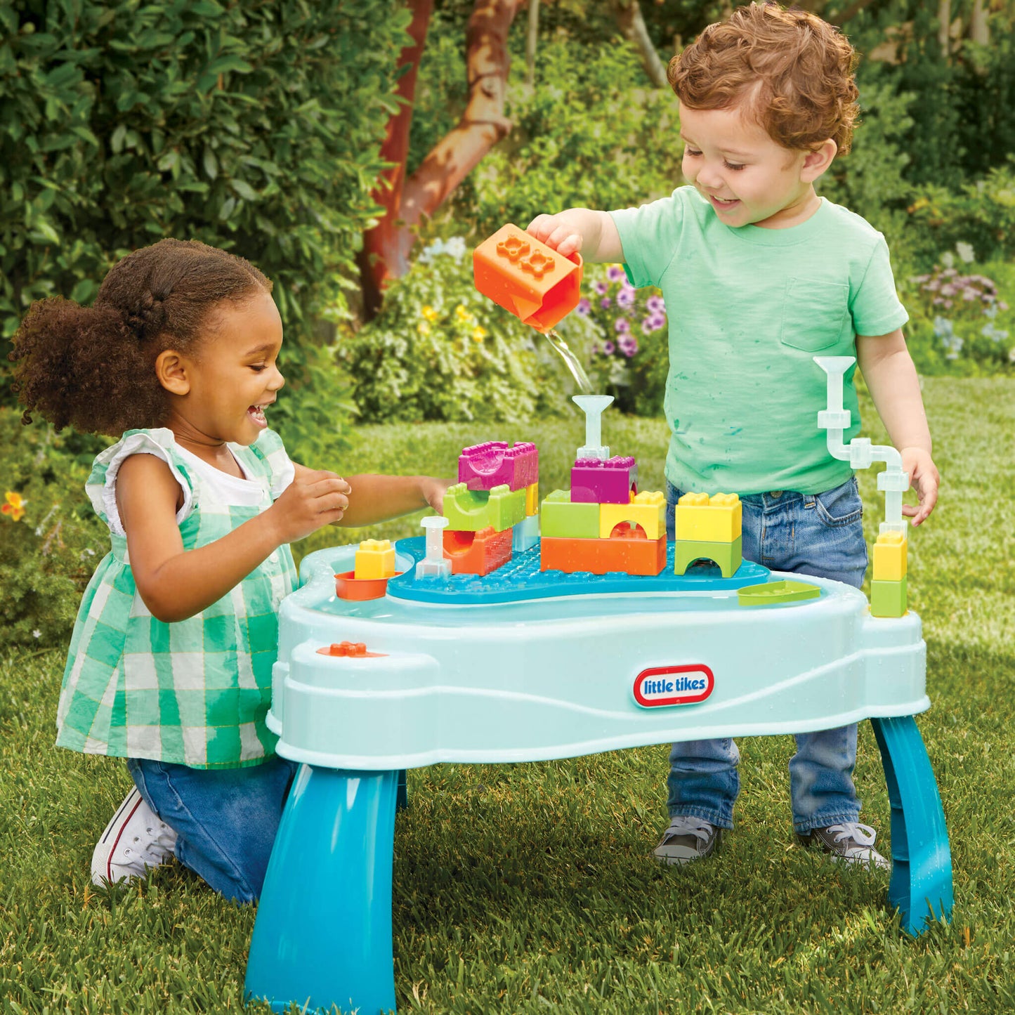 Little Tikes Build & Splash Water Table For Toddlers | Classic