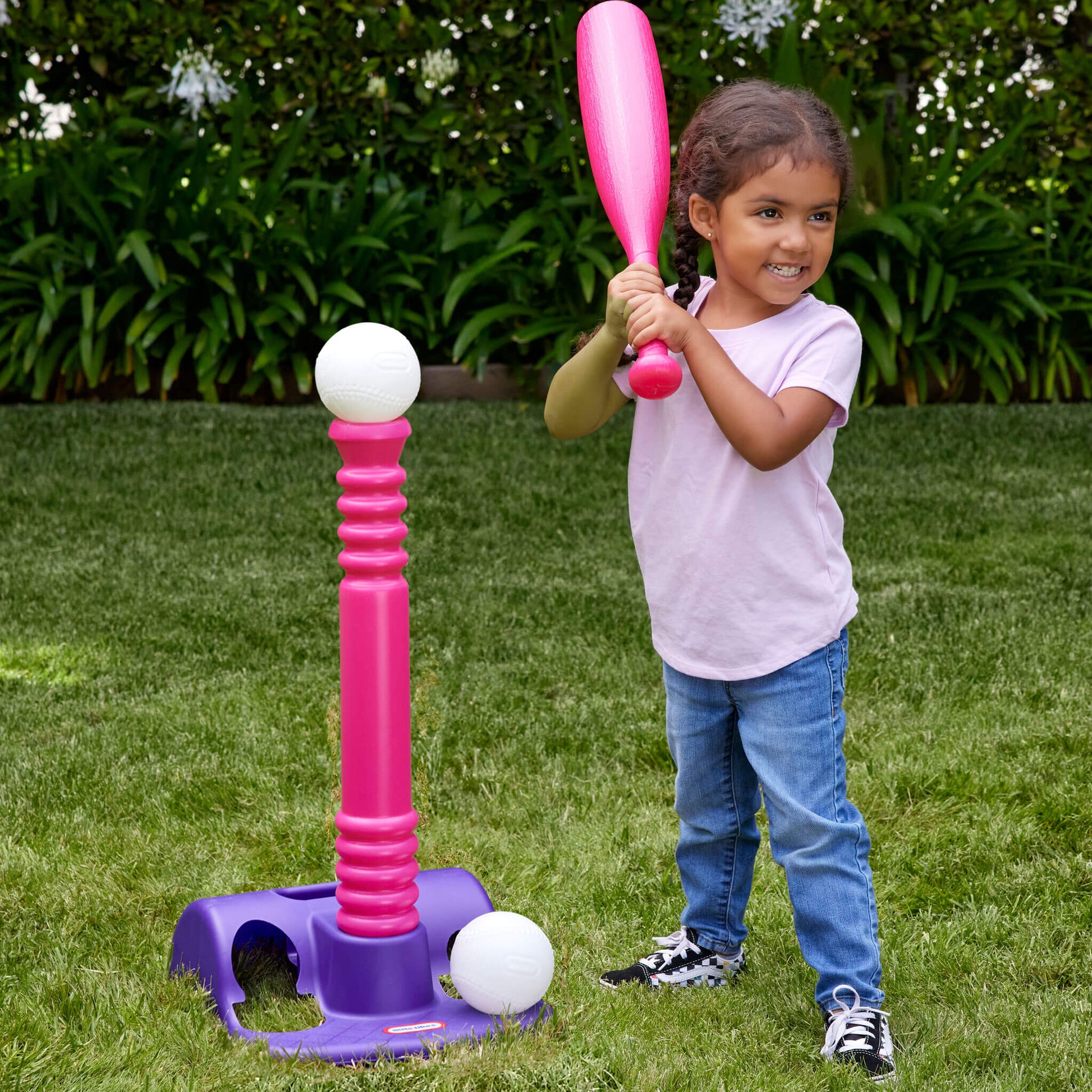 TotSports T-Ball set Pink/Purple | Little Tikes | New