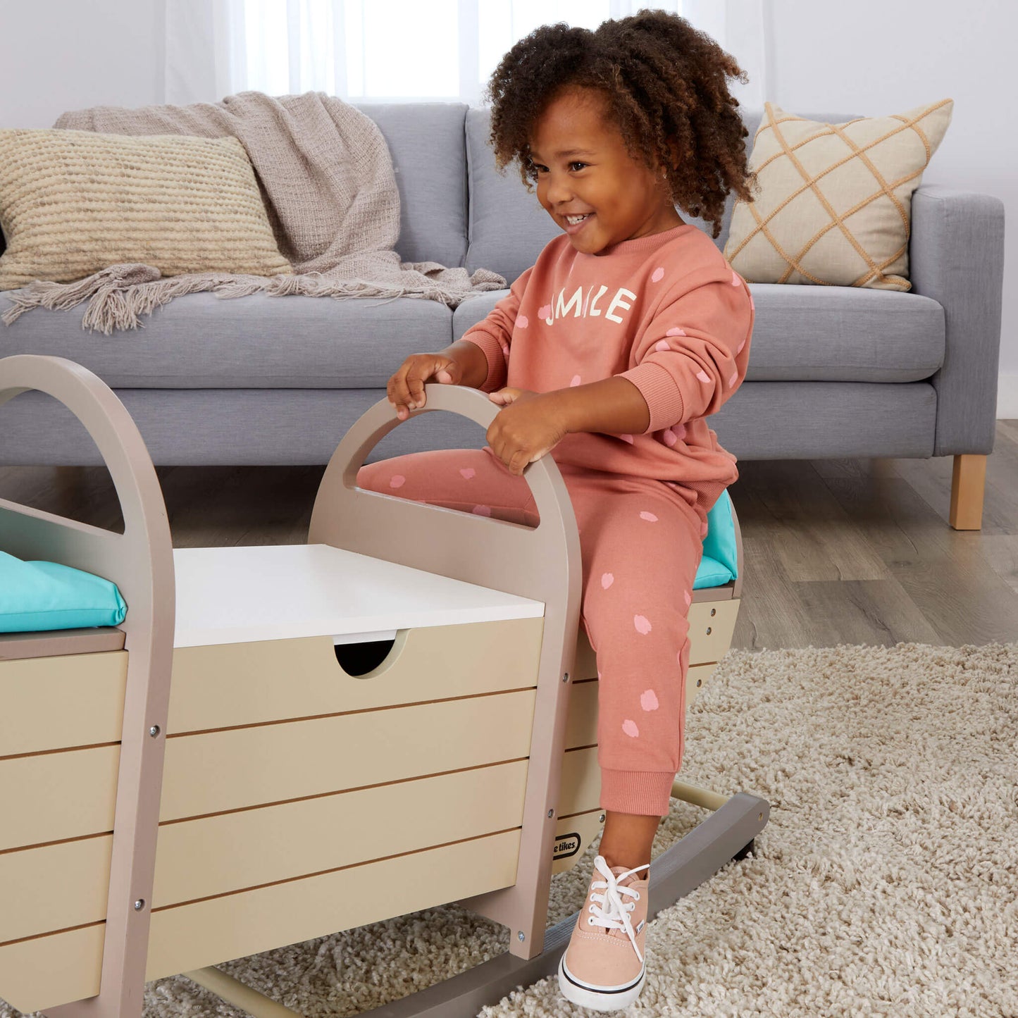 Little Tikes Teeter Totter Wooden Rocker | Featured