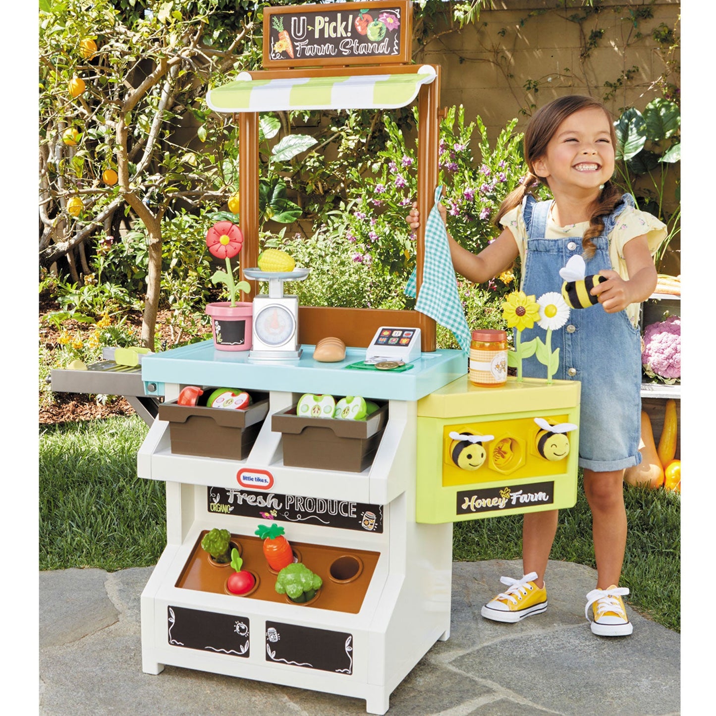 Little Tikes 3-in-1 Garden to Table Market Pretend Play | Best Seller