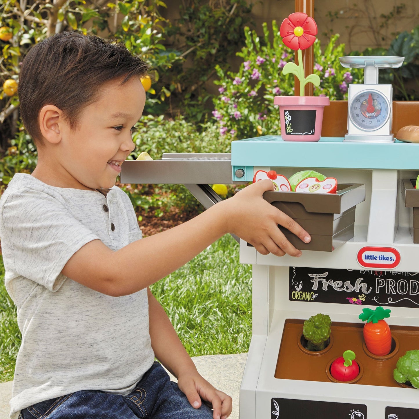 Little Tikes 3-in-1 Garden to Table Market Pretend Play | Best Seller