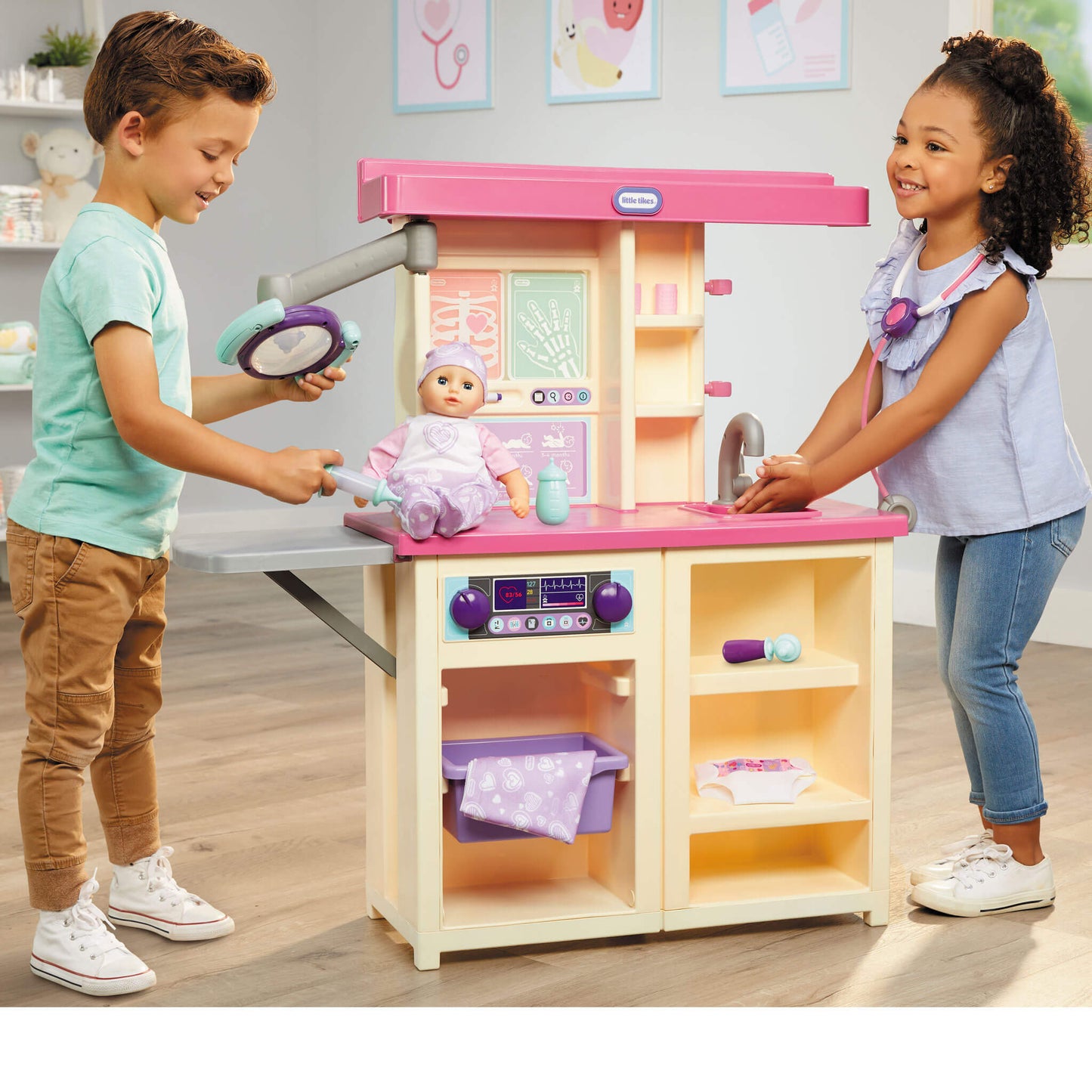 My First Baby Care Center™ - Doctor & Nurse Playset | Little Tikes | Exclusive