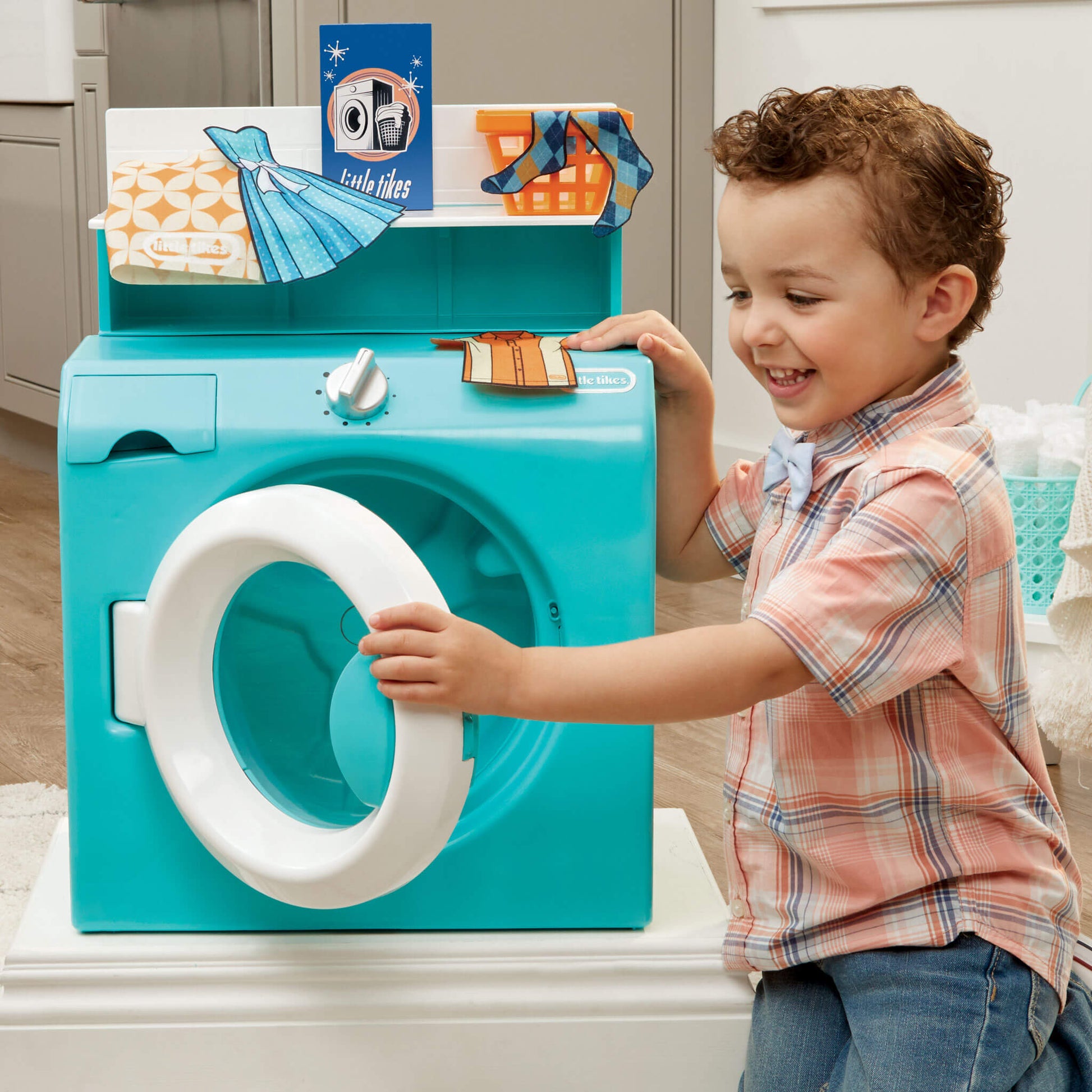 Little Tikes First Retro Washer-Dryer - Pretend Play Laundry Set | Exclusive