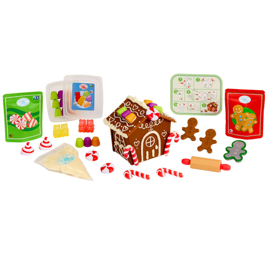 Creative Chefs™ Gingerbread House Kit - Little Tikes Play Food Set | Premium