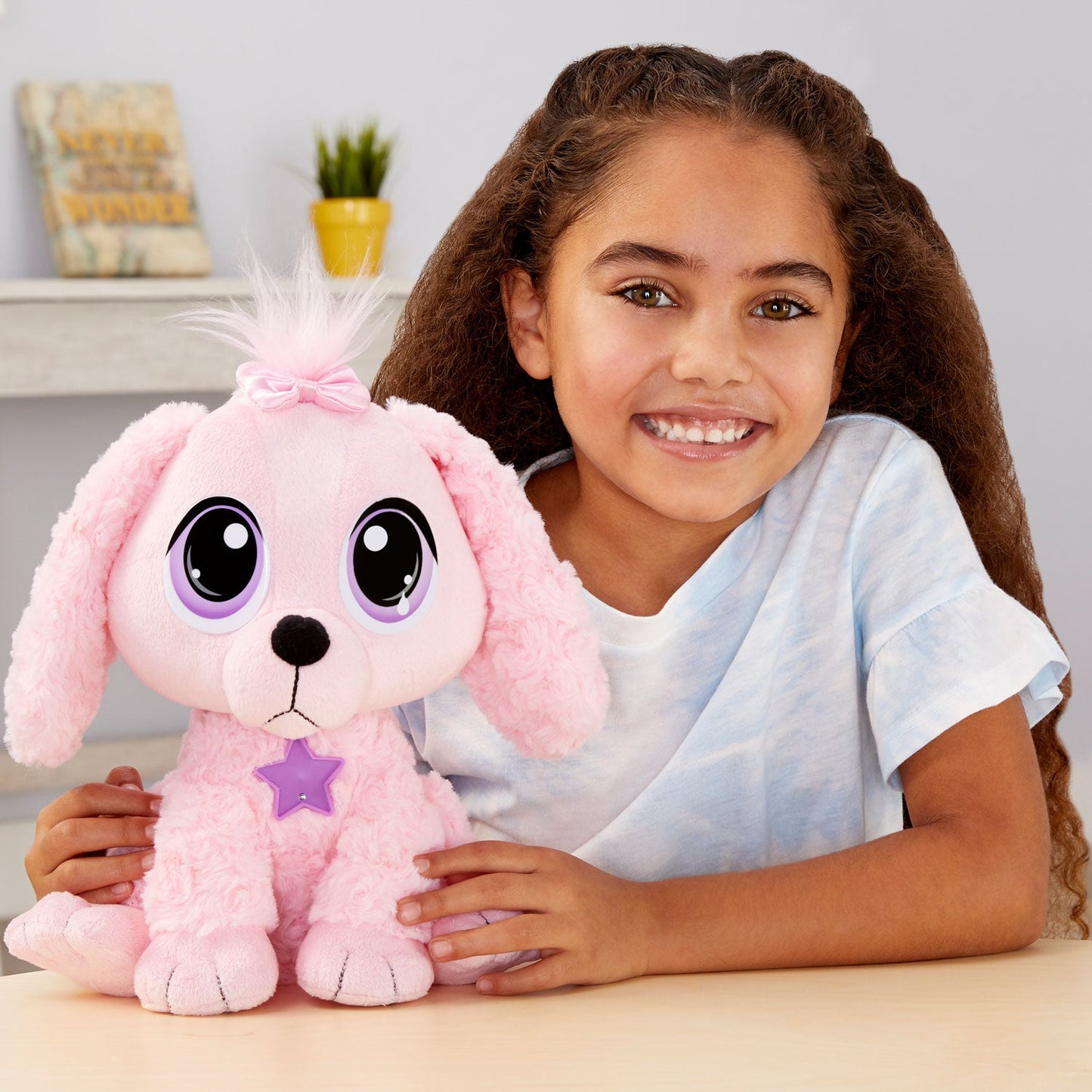 Rescue Tales Pink Poodle Plush Toy - Adoptable Pet with Doghouse | Little Tikes | New