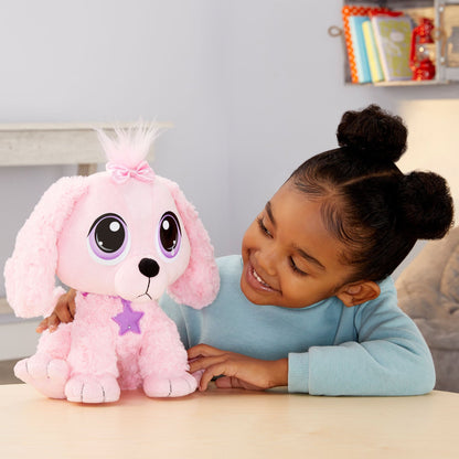 Rescue Tales Pink Poodle Plush Toy - Adoptable Pet with Doghouse | Little Tikes | New