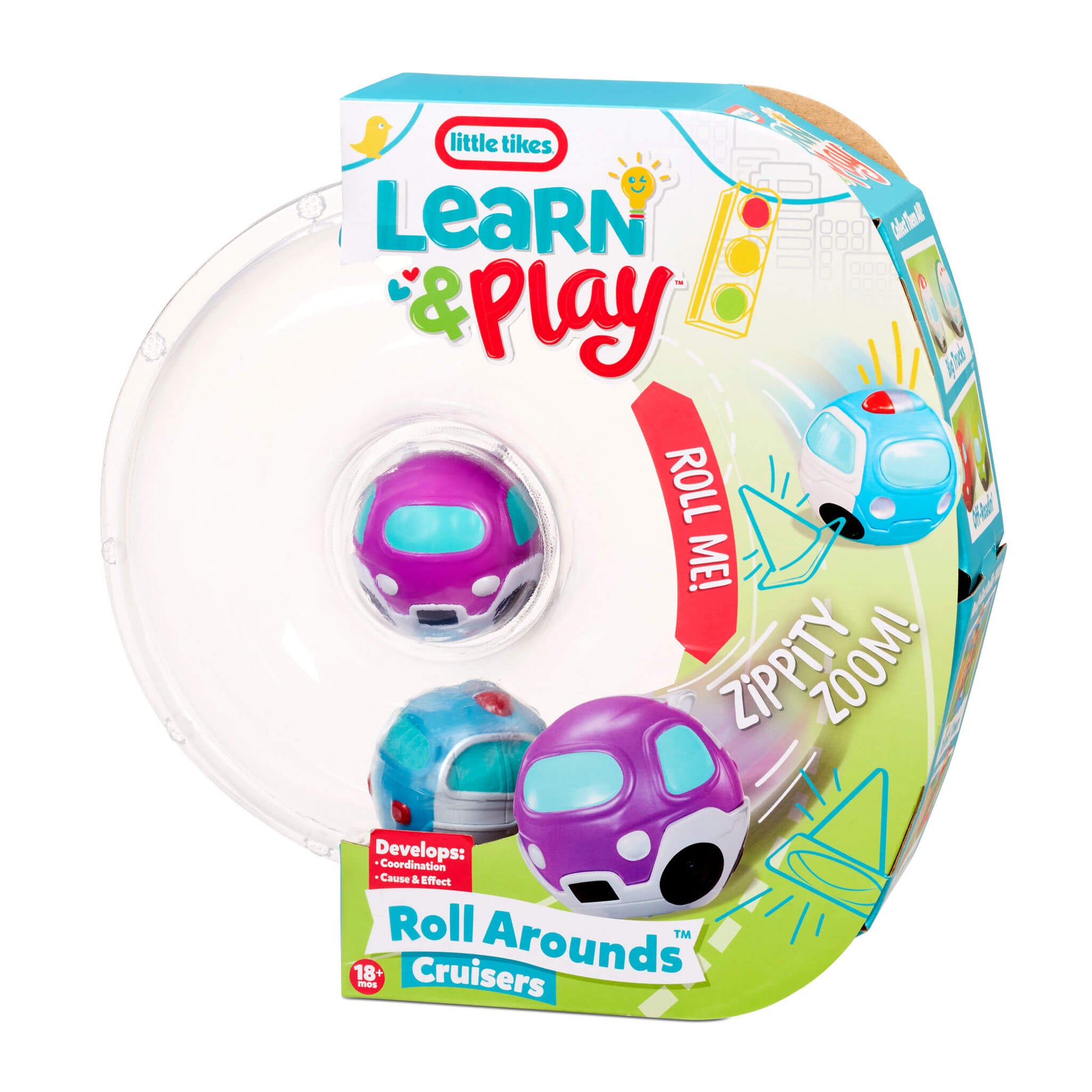Learn & Play™ Roll Arounds™ Vehicle 2-Pack Cruisers | New