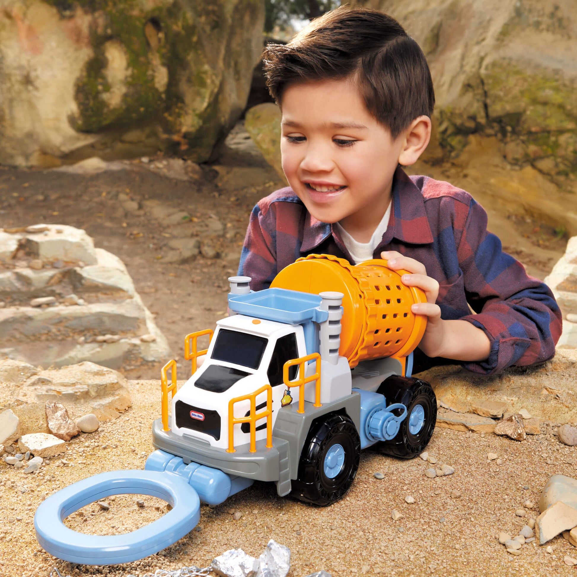 Little Tikes Big Adventures™ Metal Detector Mining Truck Toy | Featured
