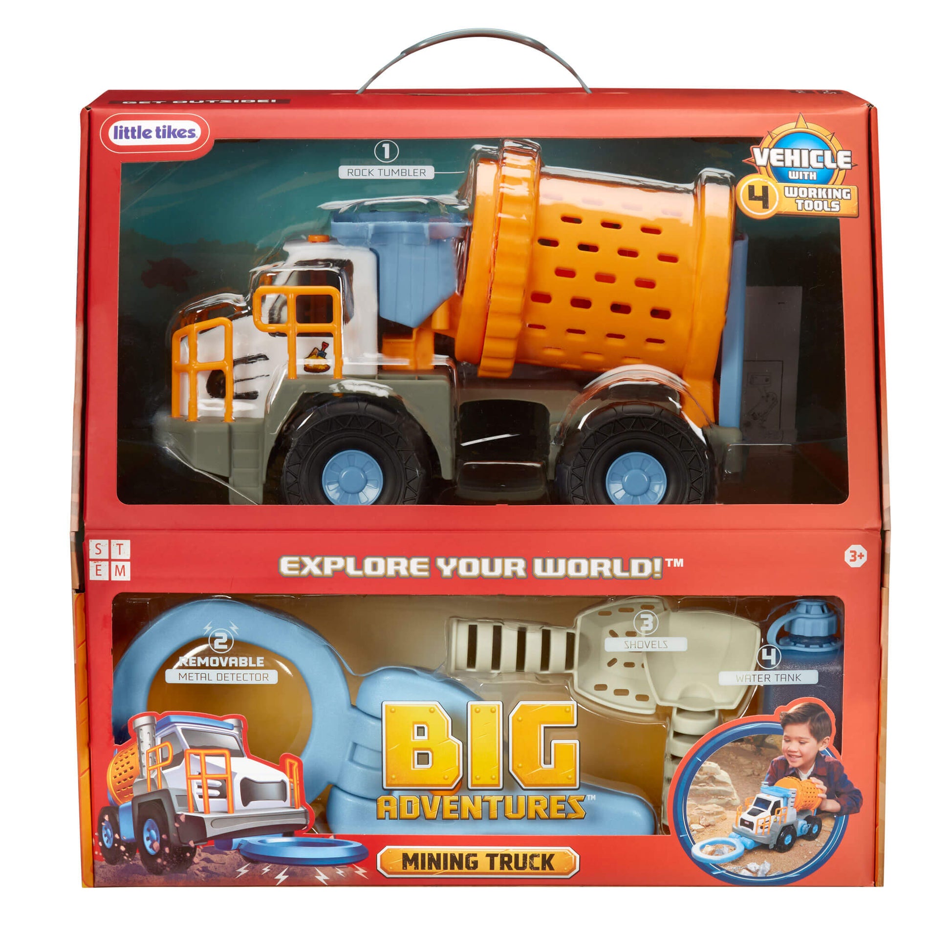 Little Tikes Big Adventures™ Metal Detector Mining Truck Toy | Featured