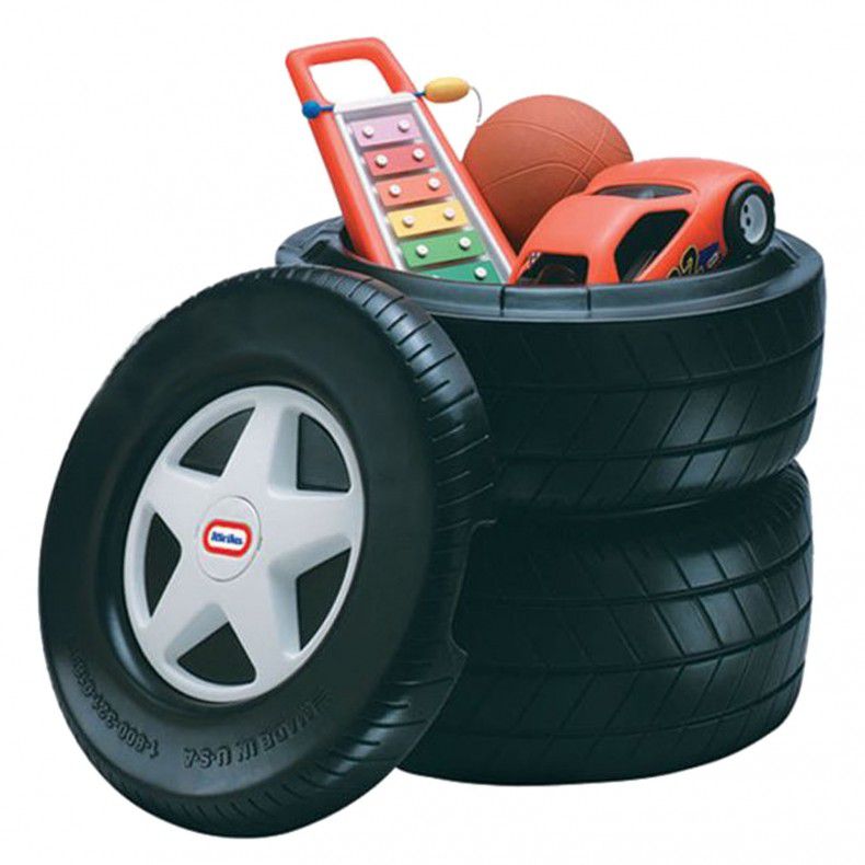 Little Tikes Classic Racing Tire Toy Chest | Essential