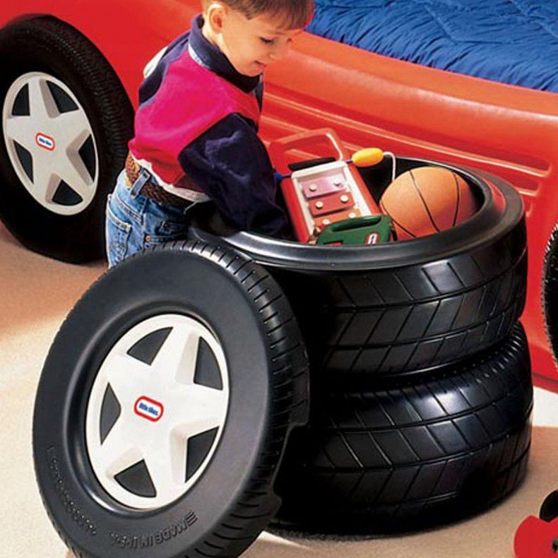 Little Tikes Classic Racing Tire Toy Chest | Essential