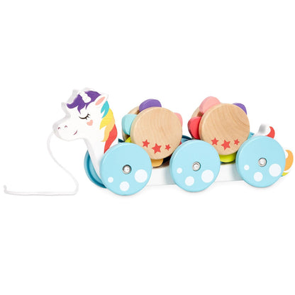 Wooden Critters Pull Toy - Unicorn | Little Tikes | Classic