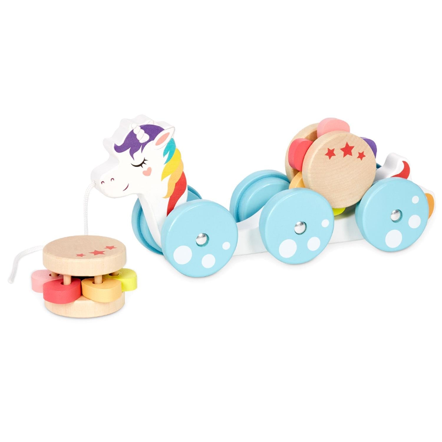 Wooden Critters Pull Toy - Unicorn | Little Tikes | Classic