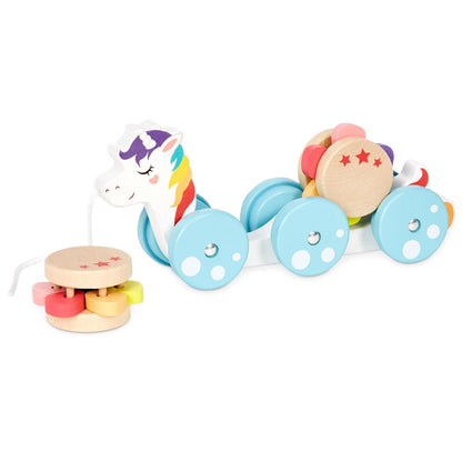 Wooden Critters Pull Toy - Unicorn | Little Tikes | Classic