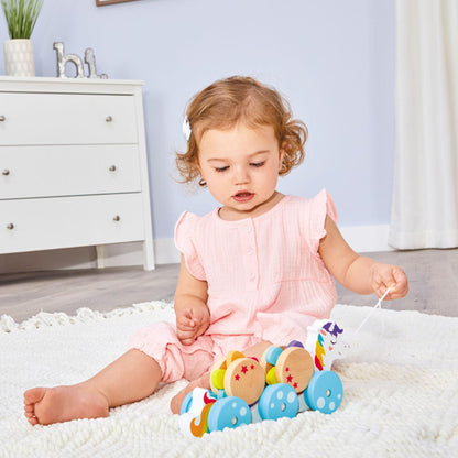 Wooden Critters Pull Toy - Unicorn | Little Tikes | Classic