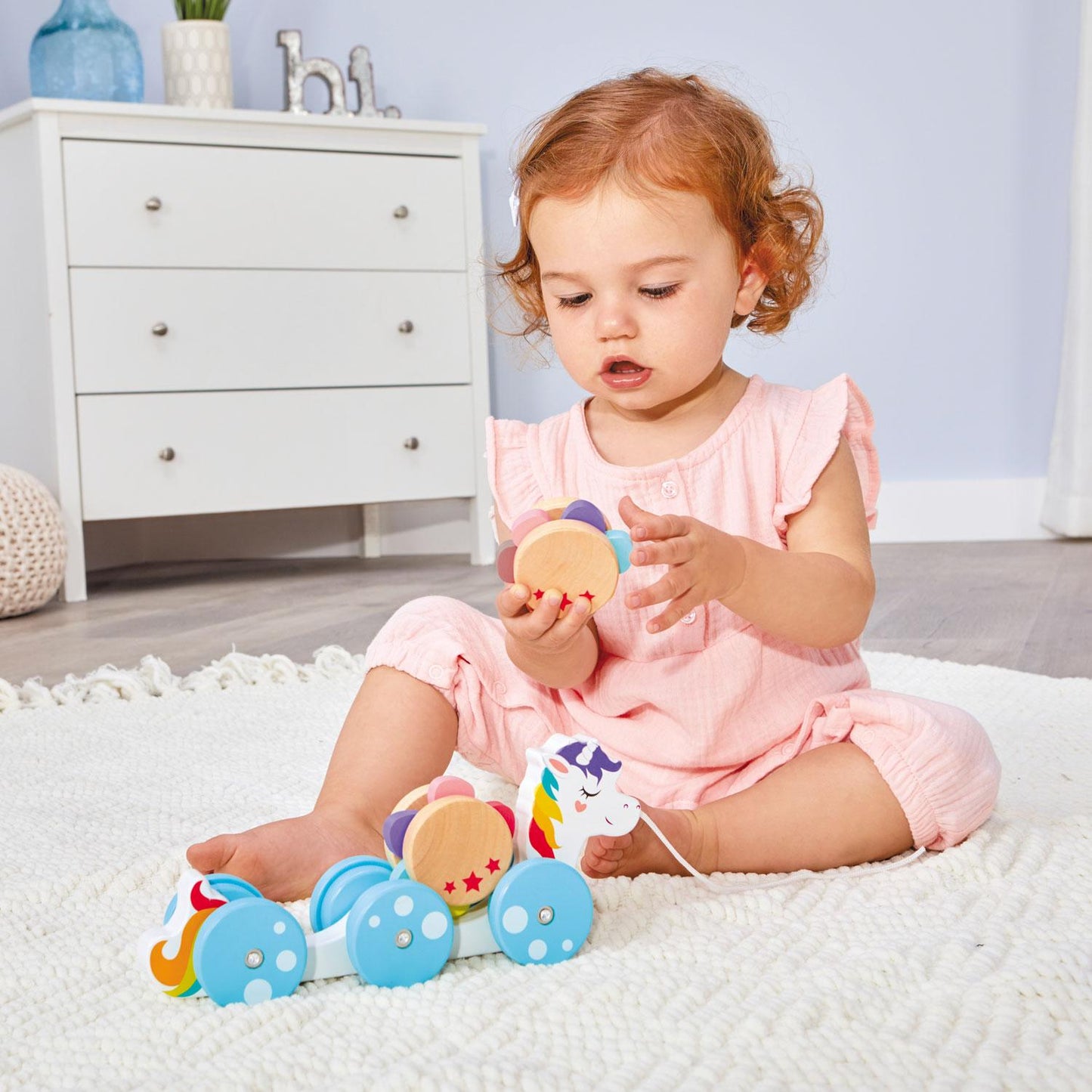 Wooden Critters Pull Toy - Unicorn | Little Tikes | Classic
