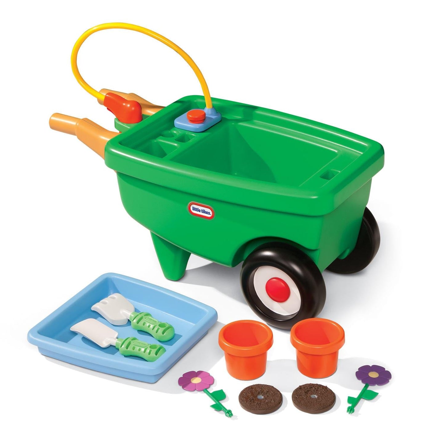 Little Tikes 2-in-1 Garden Cart & Wheelbarrow Toy | Featured