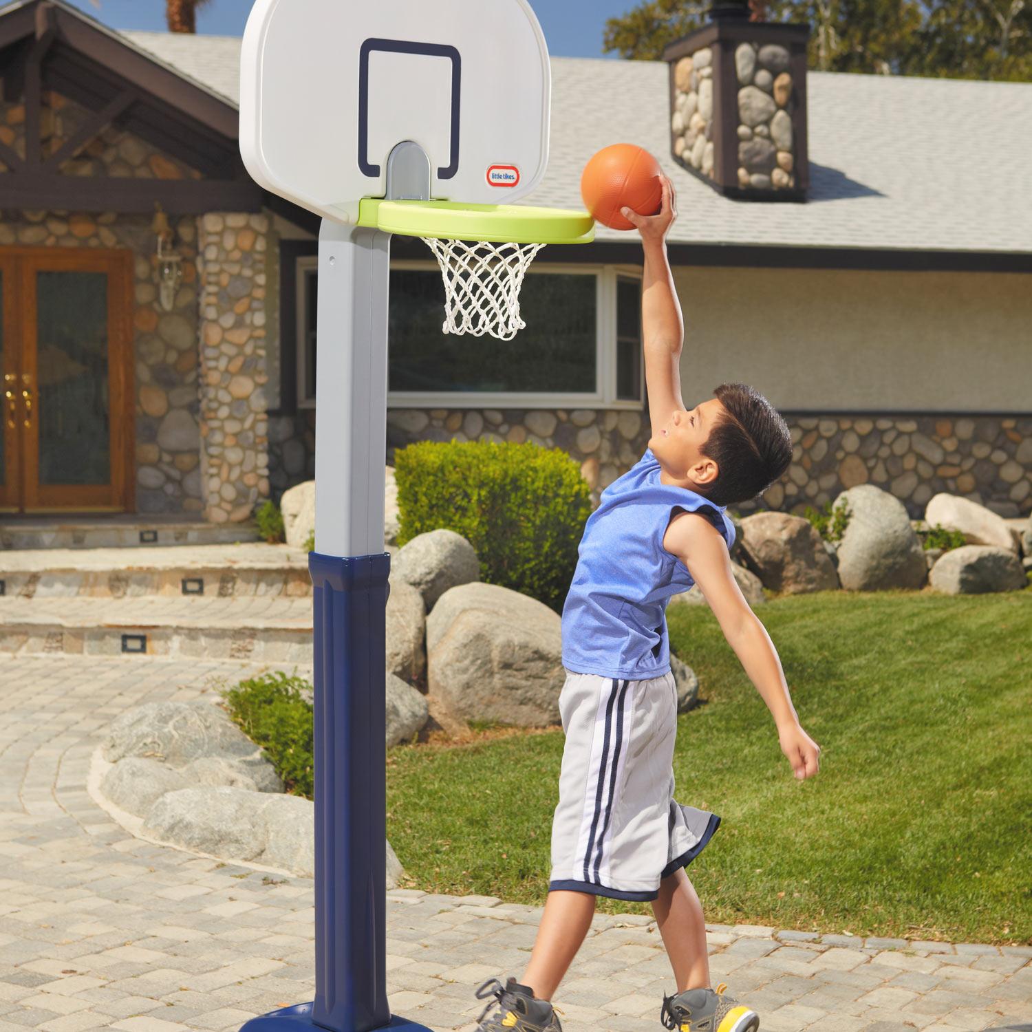 Little Tikes Adjust 'n Jam Pro Basketball Set | Classic