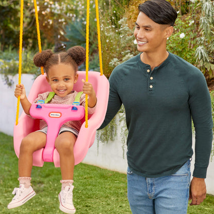 Little Tikes 2-in-1 Snug 'n Secure Swing - Pink | Exclusive