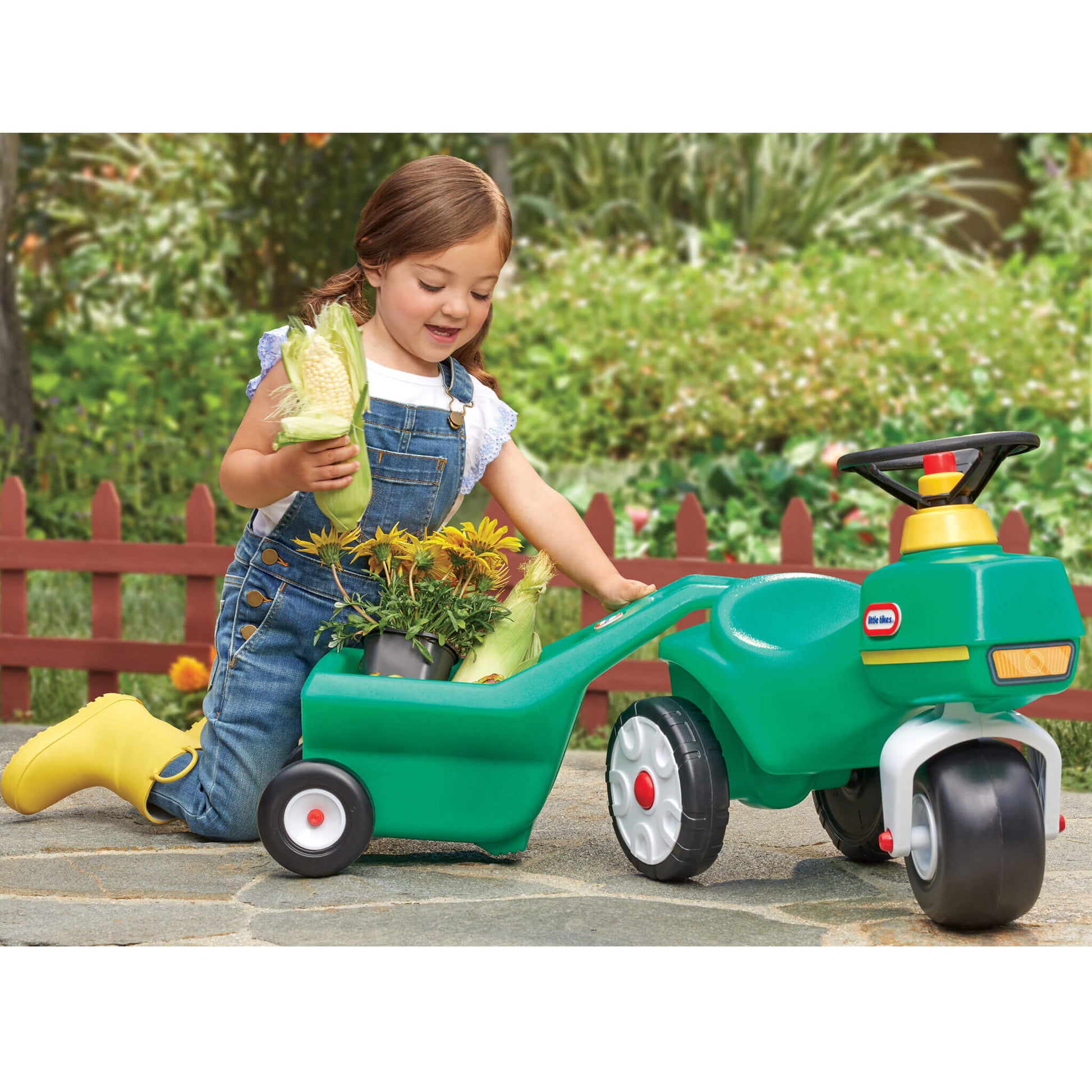 Little Tikes Tractor & Cart – Foot-to-Floor Toddler Ride-On | Top Pick