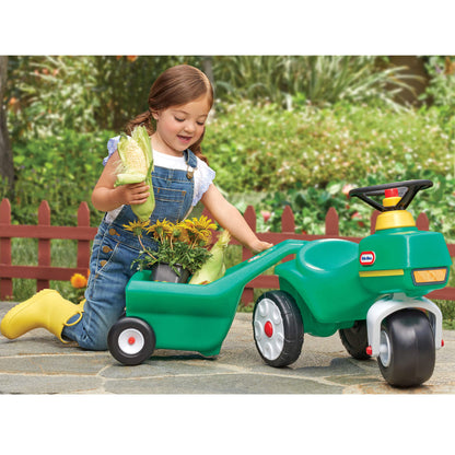 Little Tikes Tractor & Cart – Foot-to-Floor Toddler Ride-On | Top Pick