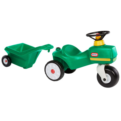 Little Tikes Tractor & Cart – Foot-to-Floor Toddler Ride-On | Top Pick