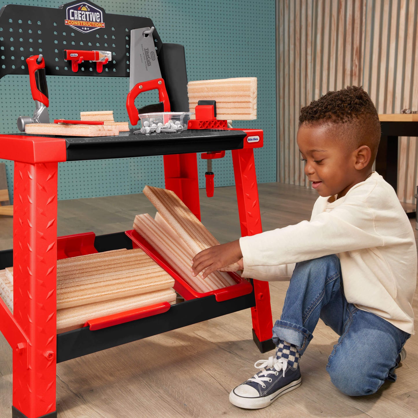Little Tikes Creative Construction Workbench | Top Pick