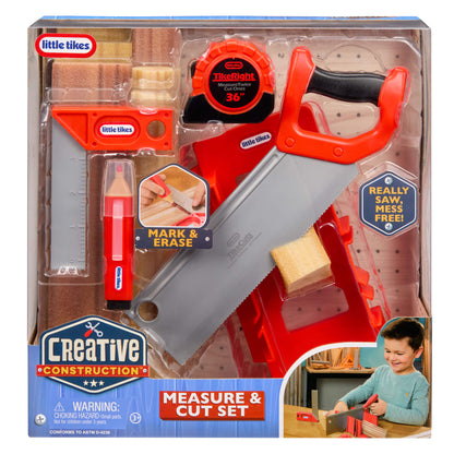 Little Tikes Creative Construction Measure and Cut Set | New