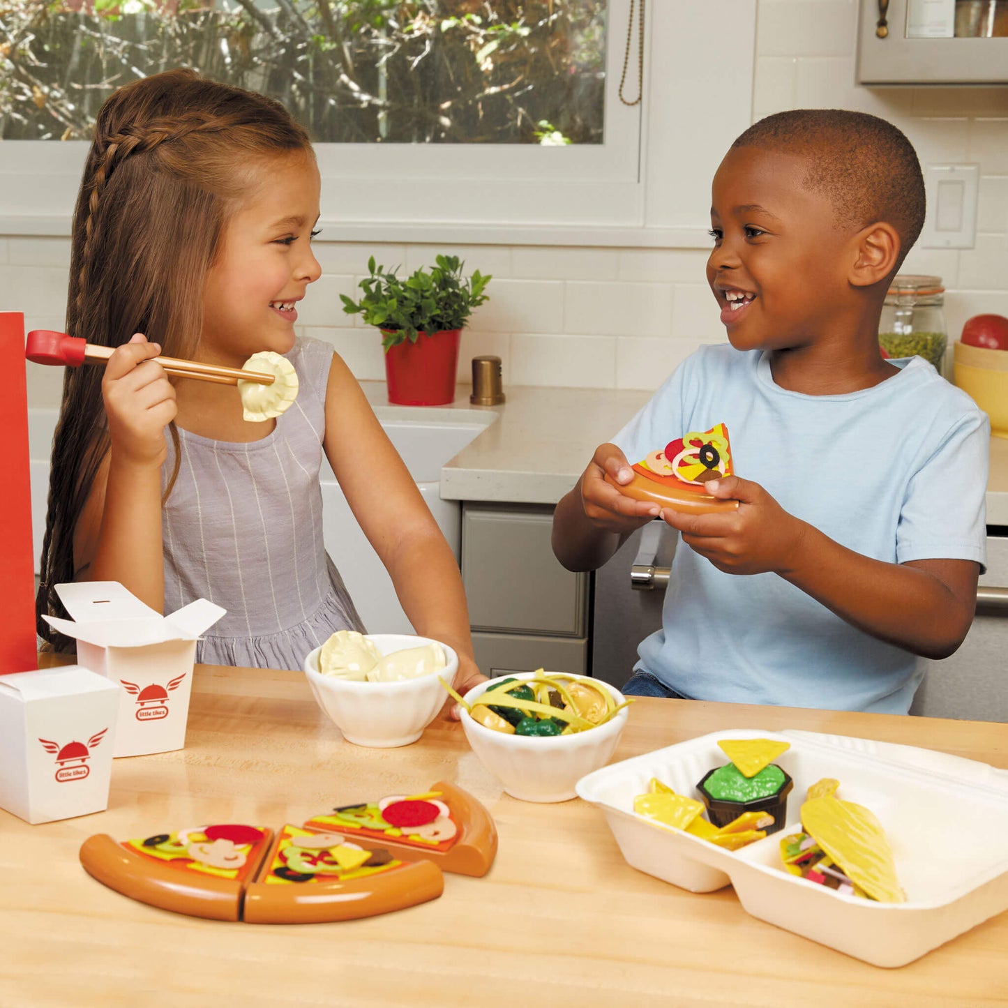 First Food Delivery Set - Pretend Play Kitchen Toy | Little Tikes | New