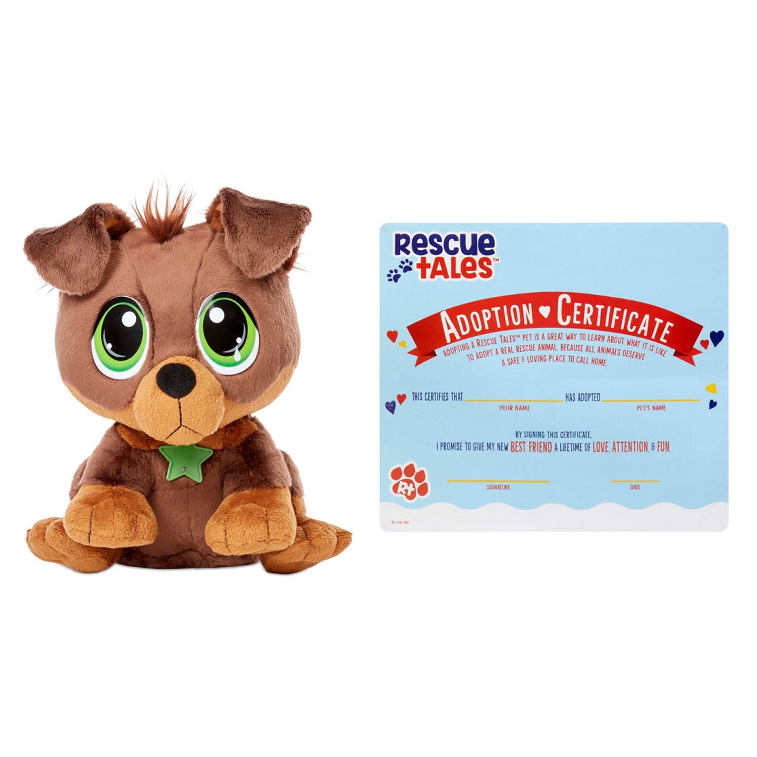 Rescue Tales Interactive Rottweiler Plush Toy | Adoptable Pet with Sounds & Movement | Trending