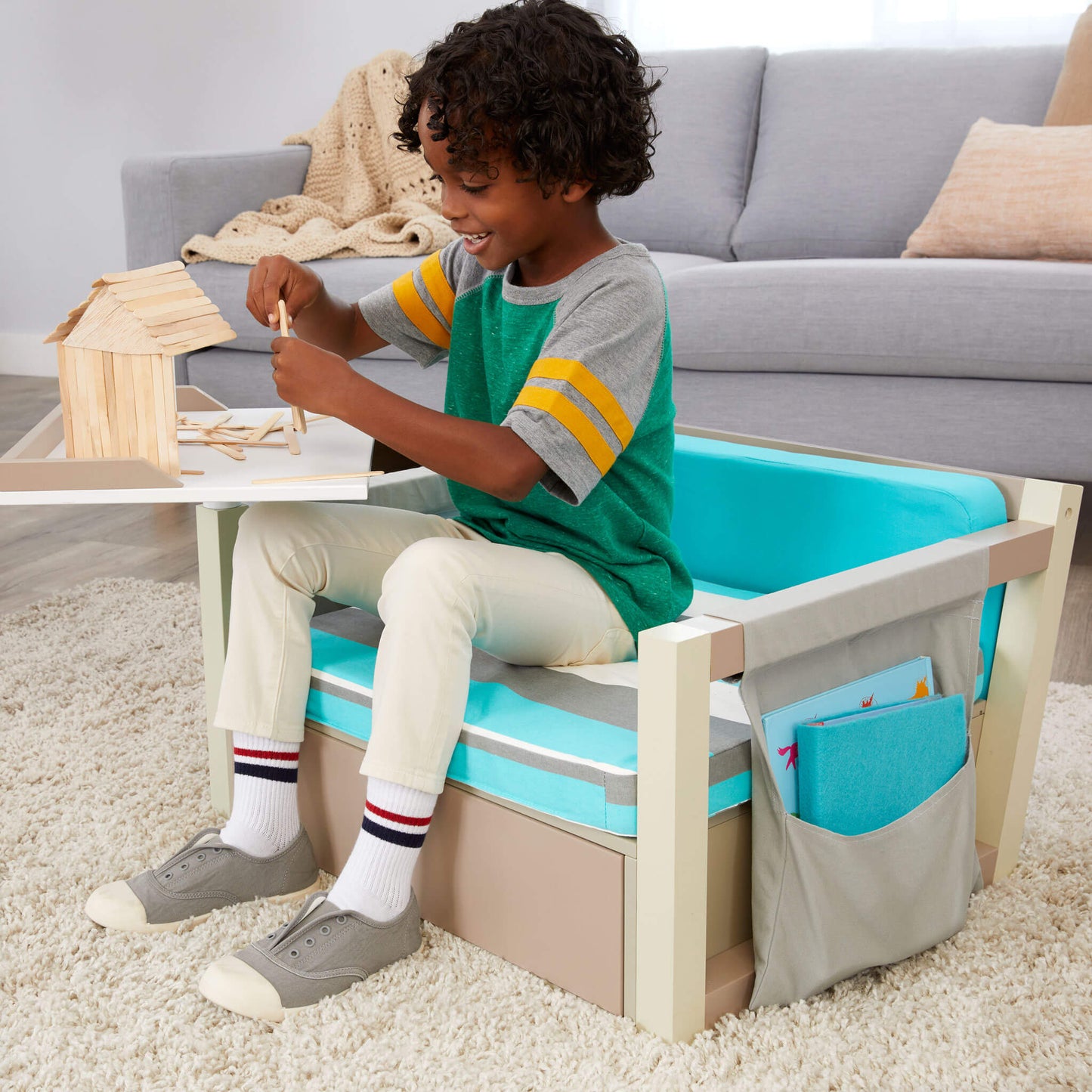 Little Tikes 2-in-1 Fun & Study Swivel Desk | New