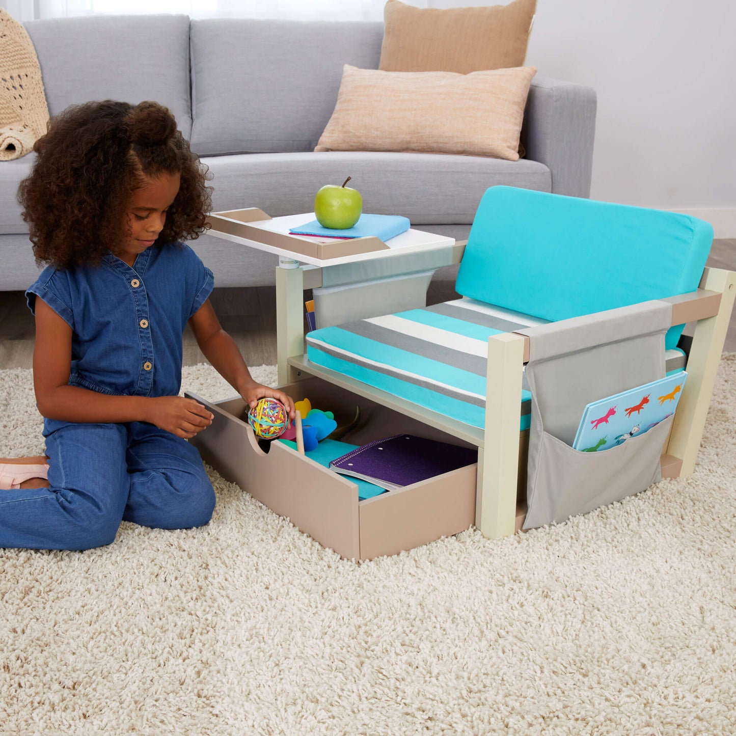 Little Tikes 2-in-1 Fun & Study Swivel Desk | New