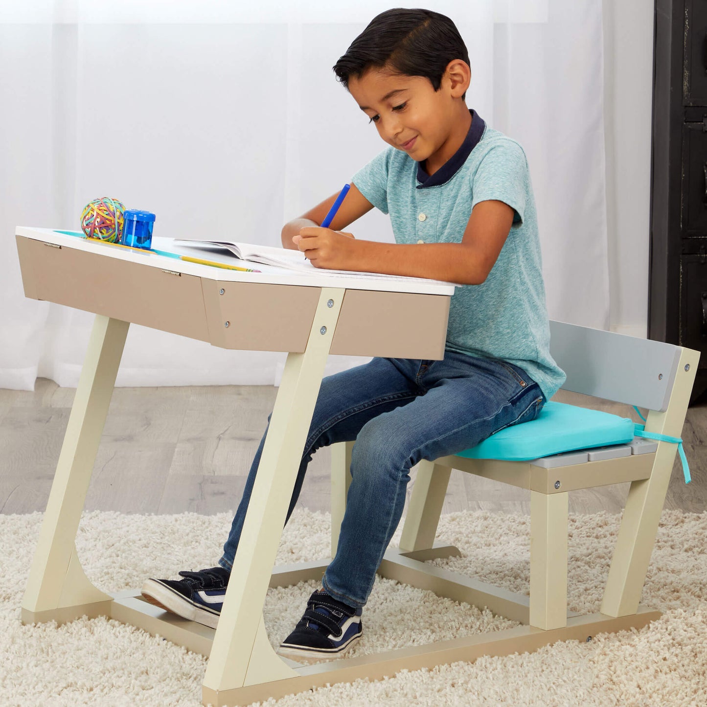 Little Tikes Great Ideas Desk - Kids Wood Desk | Popular